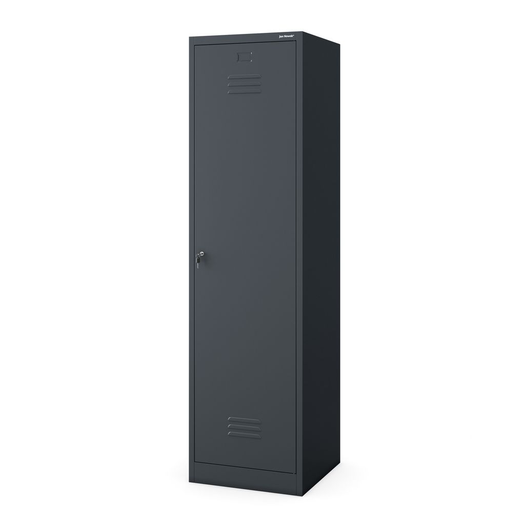 Putzmittelschrank Besenchrank Metallschrank Spind 2 Abteile 185x50x50 cm anthrazit