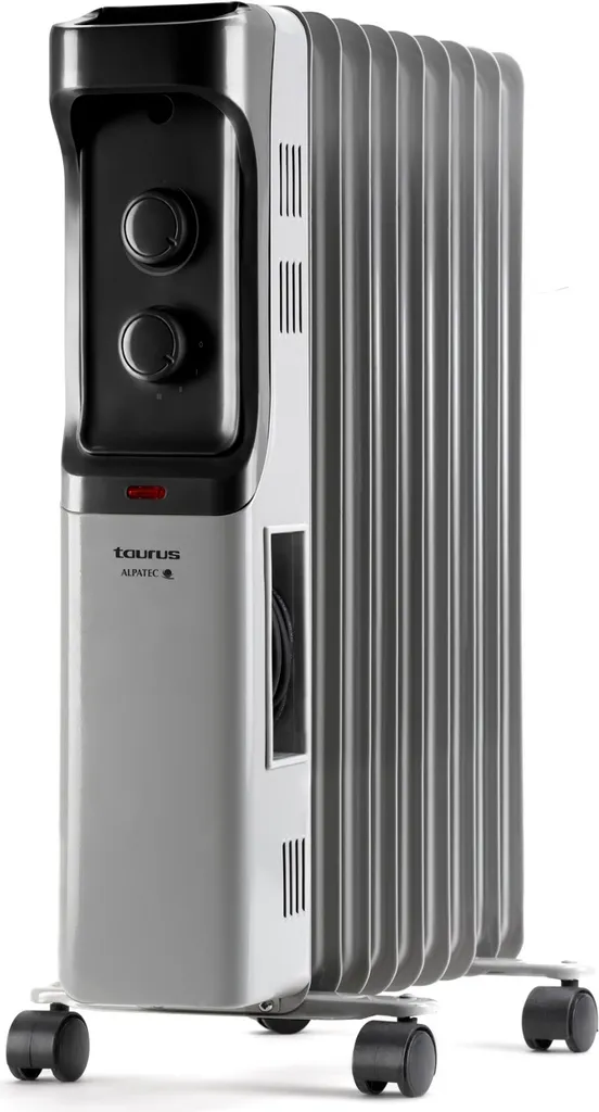 Radiatore ad olio 2000w grigio/nero Taurus alpatec NEW DAKAR 2000