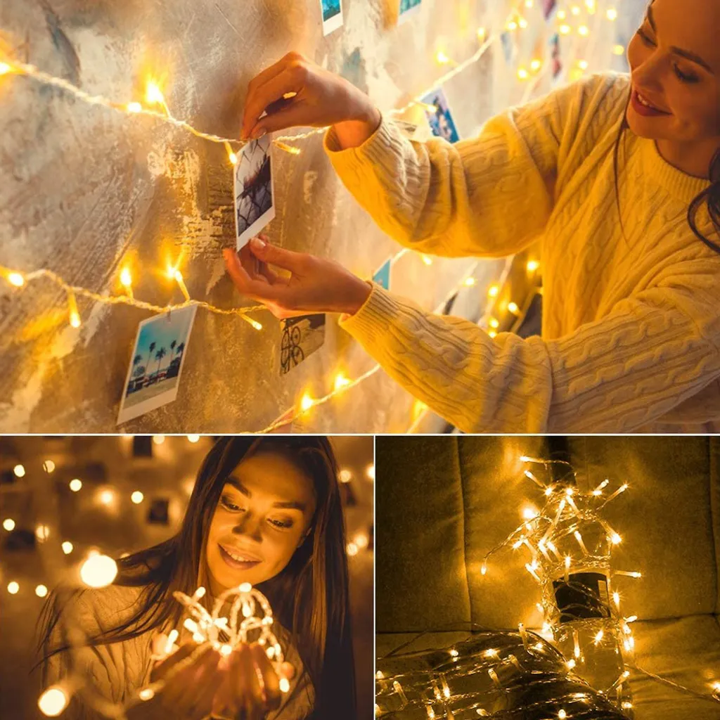 Catena Luminosa LED 10M USB Impermeabile con 8 Modalità e Telecomando - 2