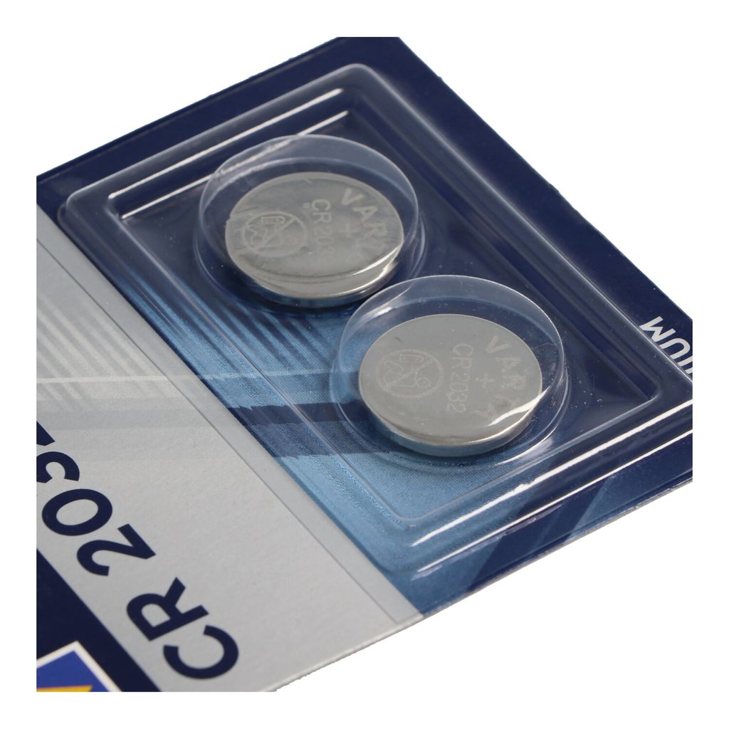 VARTA Knopfzellen CR2032 5er Batterien Lithium 3V Uhren