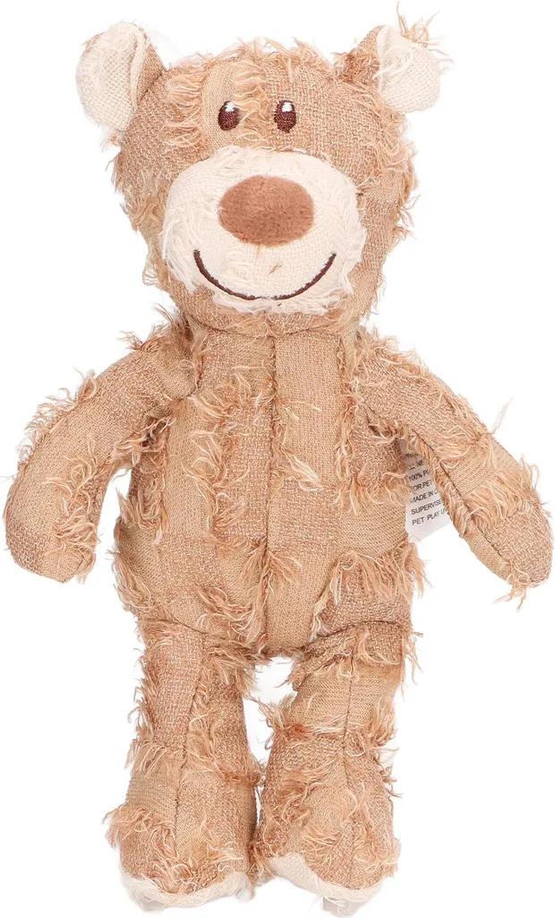 Orso Peluche Interattivo Giallo per Cani - Pulizia Denti e Divertimento
