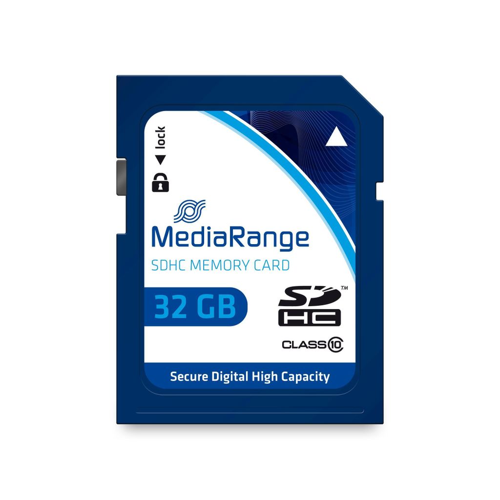 MediaRange SD Speicherkarte 32GB SDHC Klasse 10