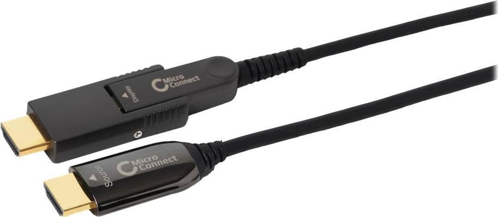 MicroConnect Premium HDMI Glasfaser 10m