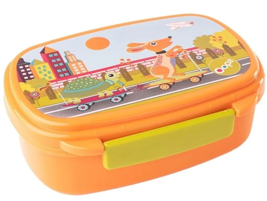 Portamerenda Oops City 370ml - Lunchbox per Scuola e Asilo