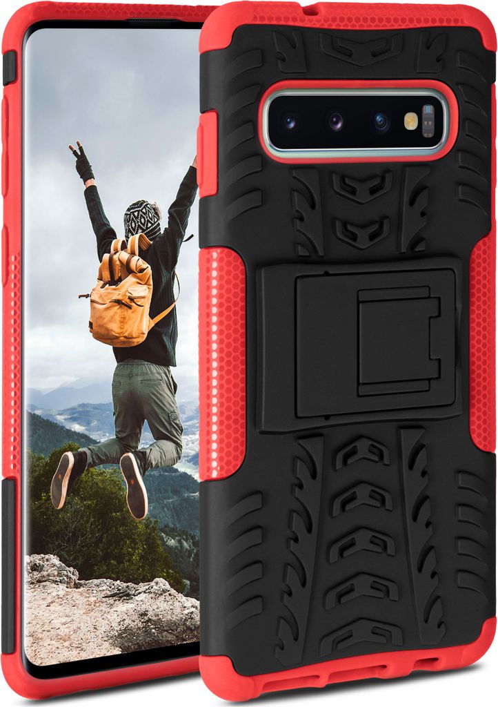 Tank-Case für Samsung Galaxy S10, Farbe:Vulcano