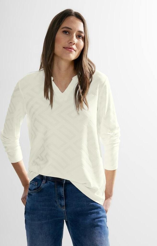 CECIL Tunic T-Shirt Donna Minimal TOS, Maglia Versatile Con Design Moderno, Perfetta Per Ogni Occasione - 2