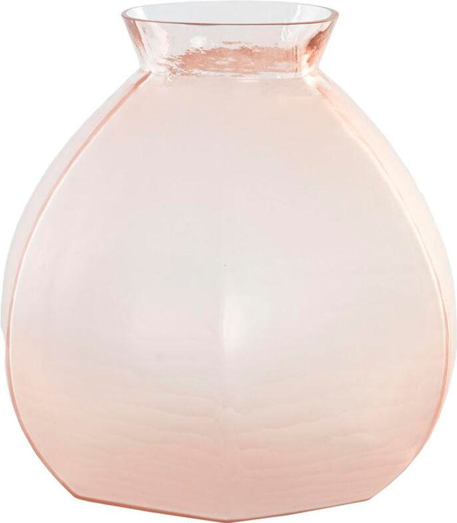 Vase Home ESPRIT Rosa Kristall Moderne 28 x 28 x 27 cm