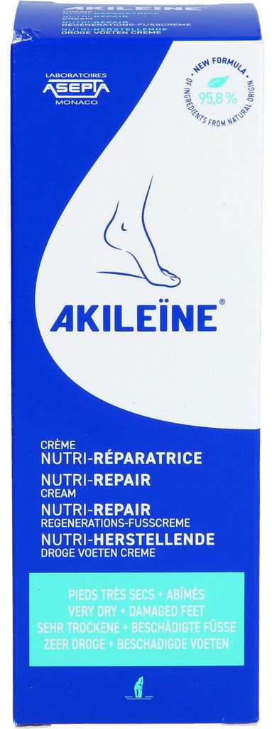 Akileine Nutri-Repair regenerační krém na nohy 100 ml Obrázek produktu 