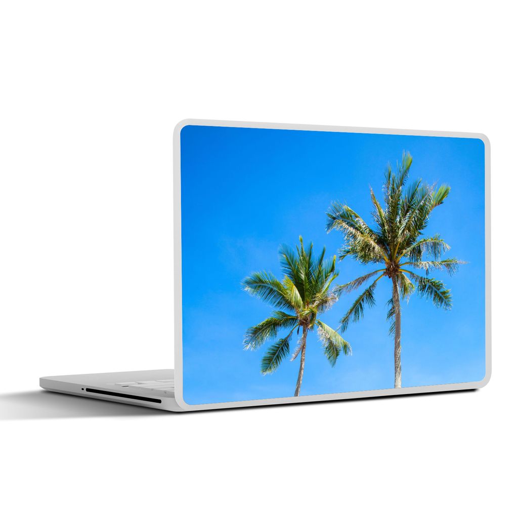 MuchoWow Laptop Aufkleber Sticker Cover Palme - Sommer - Tropisch 25x18 cm - Laptop-Deko