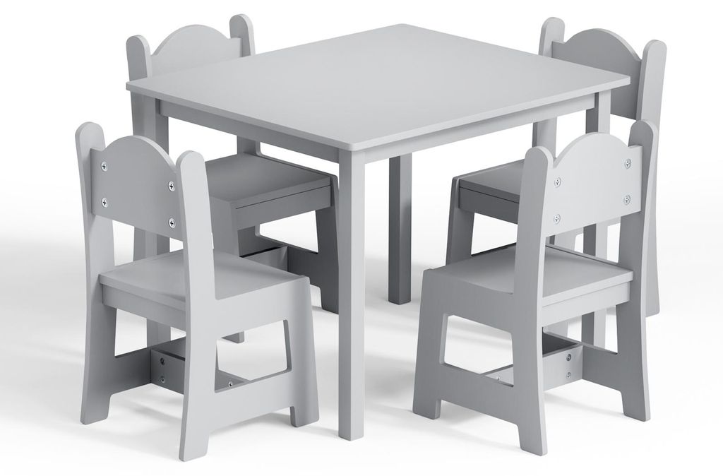FCH Kindersitzgruppe 5tlg.  Kindertisch mit 4 Stš¹hlen, Produktbild 