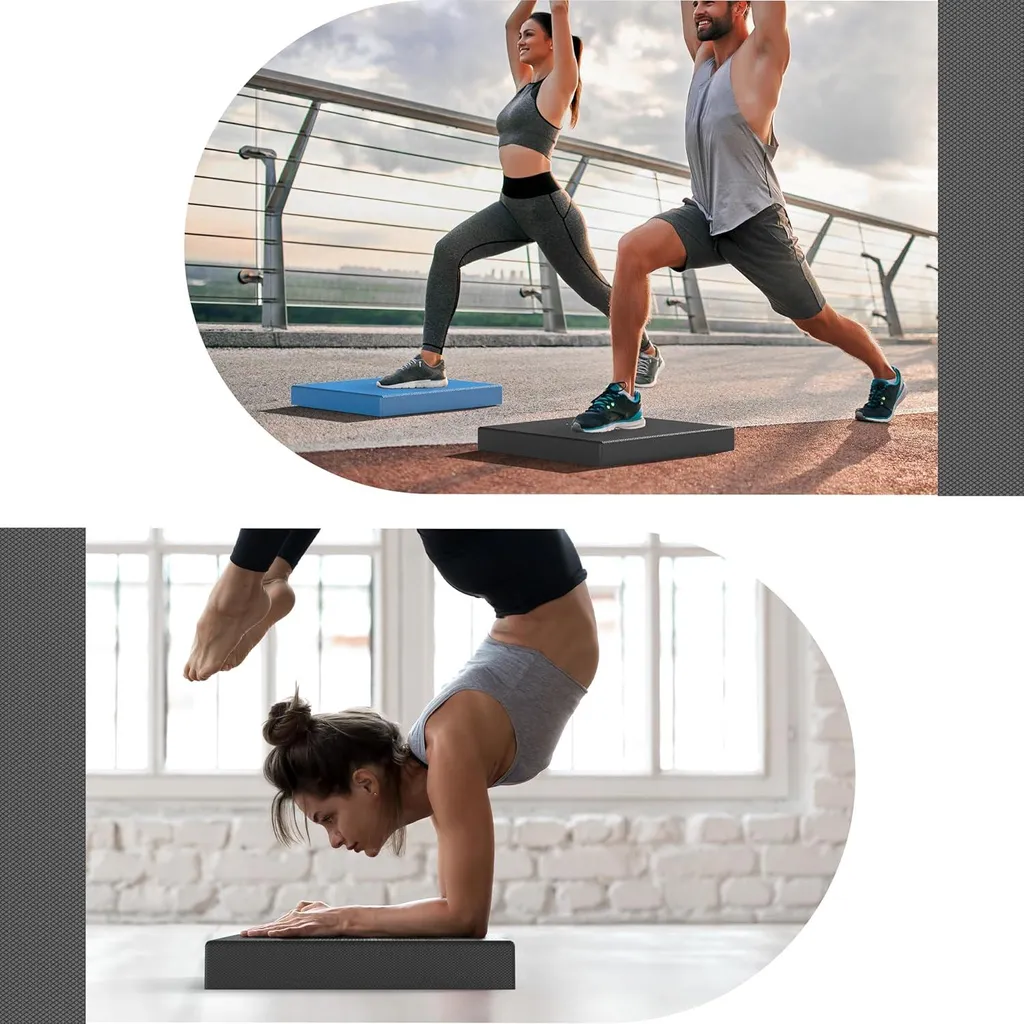 Coussin d'équilibre contre les douleurs articulaires de fitness