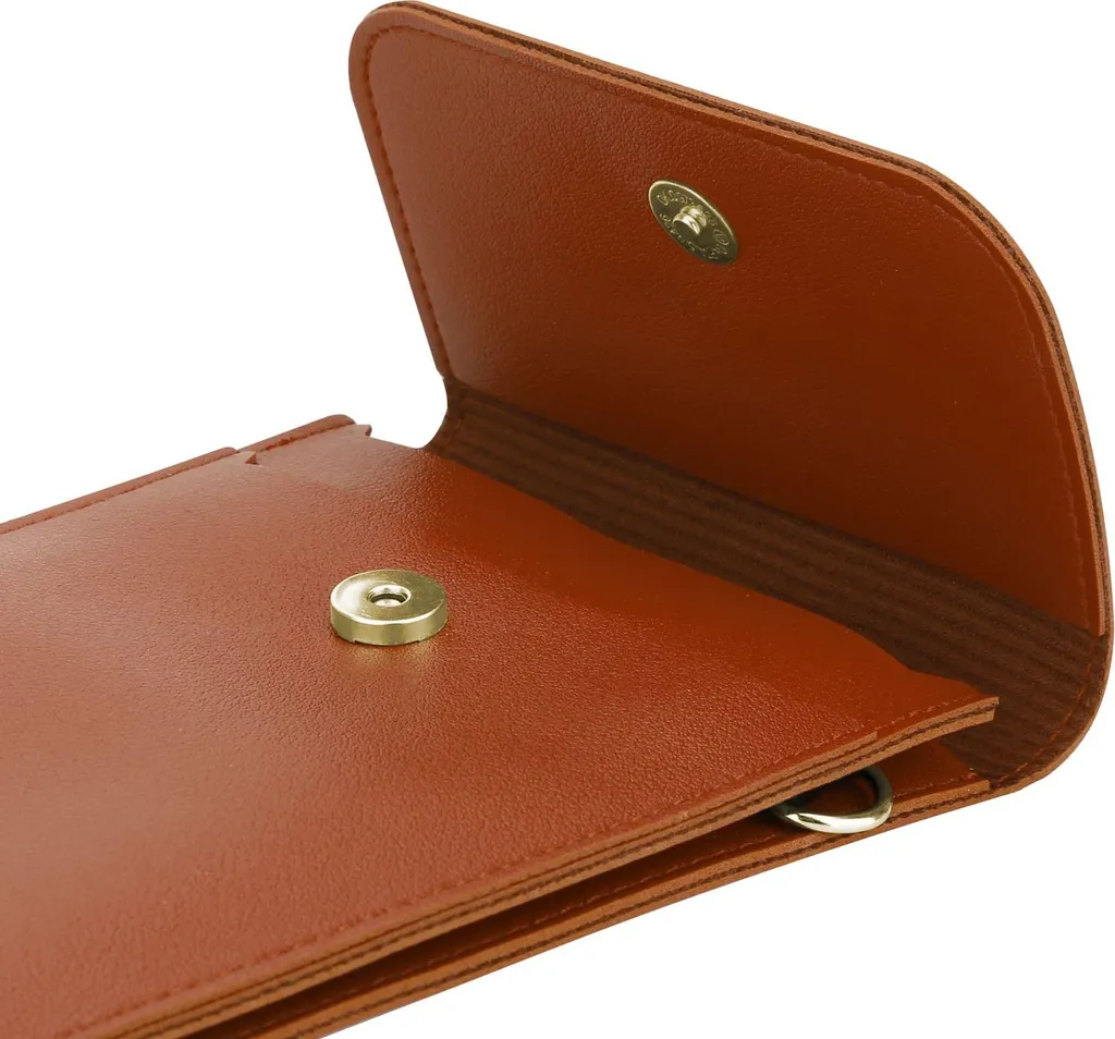 Katech Borsa A Tracolla Portafoglio Con Scomparto Per Cellulare - Pelle PU, Per Smartphone Fino A 6,5 Pollici, 11x4,5x18 Cm - 3