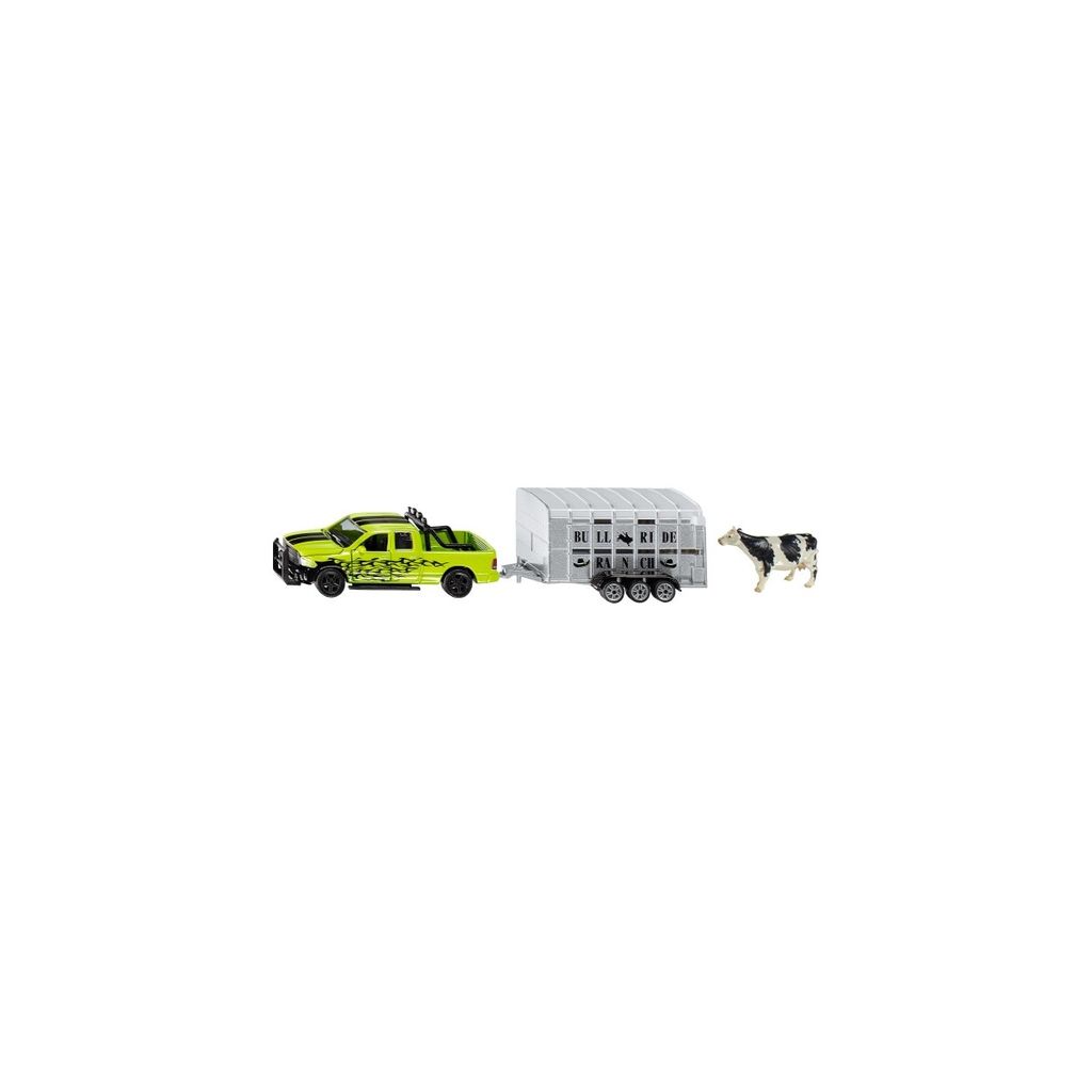 Siku 1998 RAM 1500 mit Viehanhänger Produktbild 