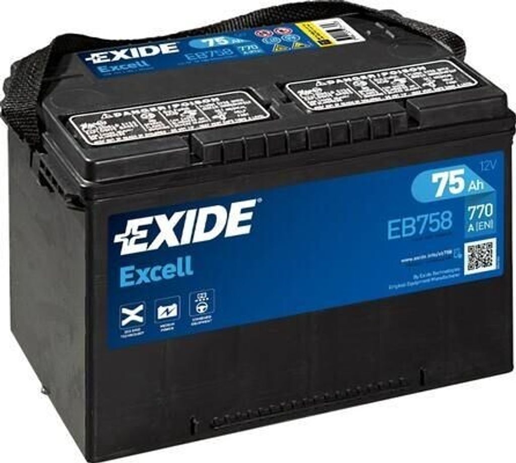 EXIDE Excell Starterbatterie 12V 70Ah 740A/EN Batterie