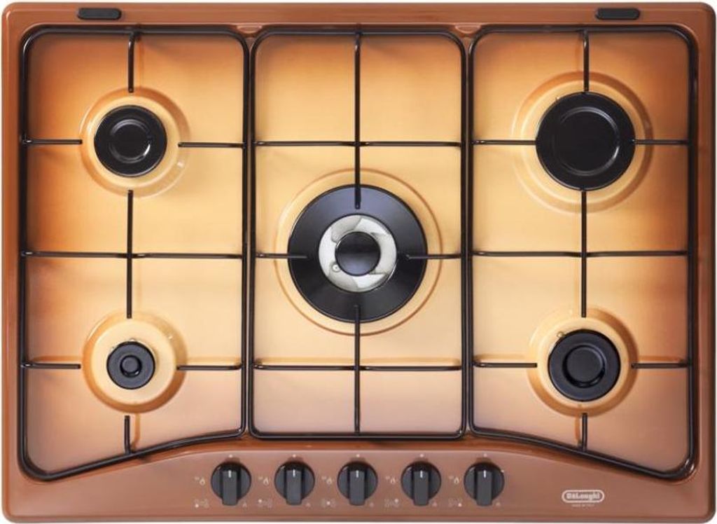 Table de cuisson à gaz 5 feux Delonghi YTF57ASV 70 cm Image du produit 