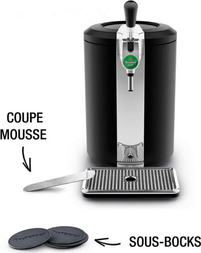 Pompe à Bière Krups Beertender Réfrigérante 4°C Conservation 30 Jours