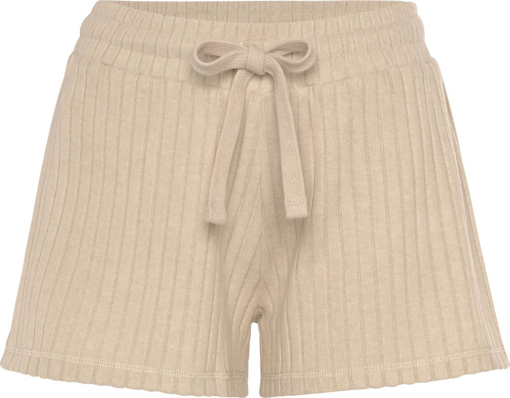 LASCANA Shorts sand-meliert Größe 36/38