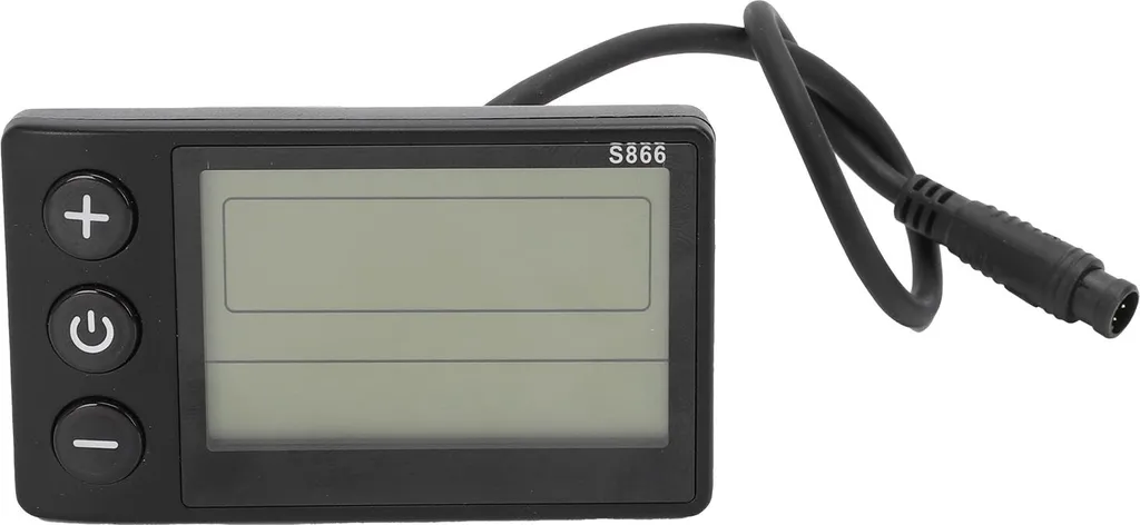 Écran LCD S866 pour Vélo Électrique et Trottinette - Prise 6 Broches