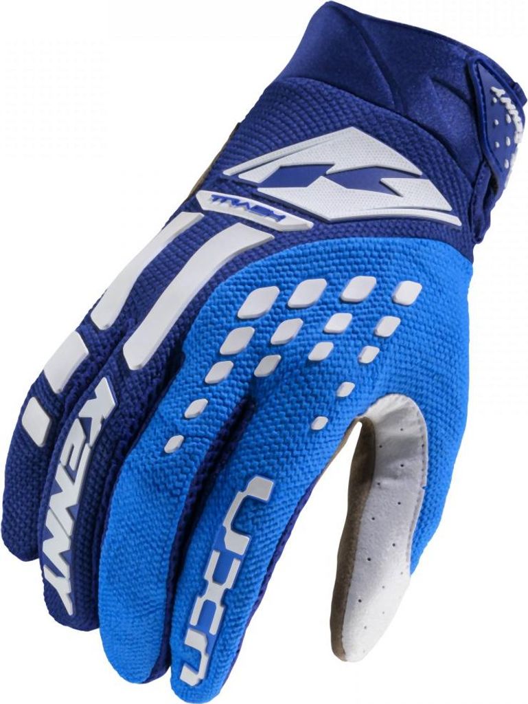 Kenny Racing Kinder Cross/Enduro Handschuhe Track Blau - Größe S