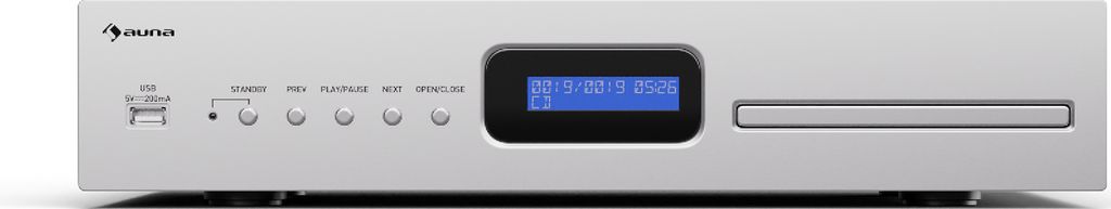 HiFi přehrávač CD Auna s dálkovým ovládáním a vstupem USB | Obrázek produktu 
