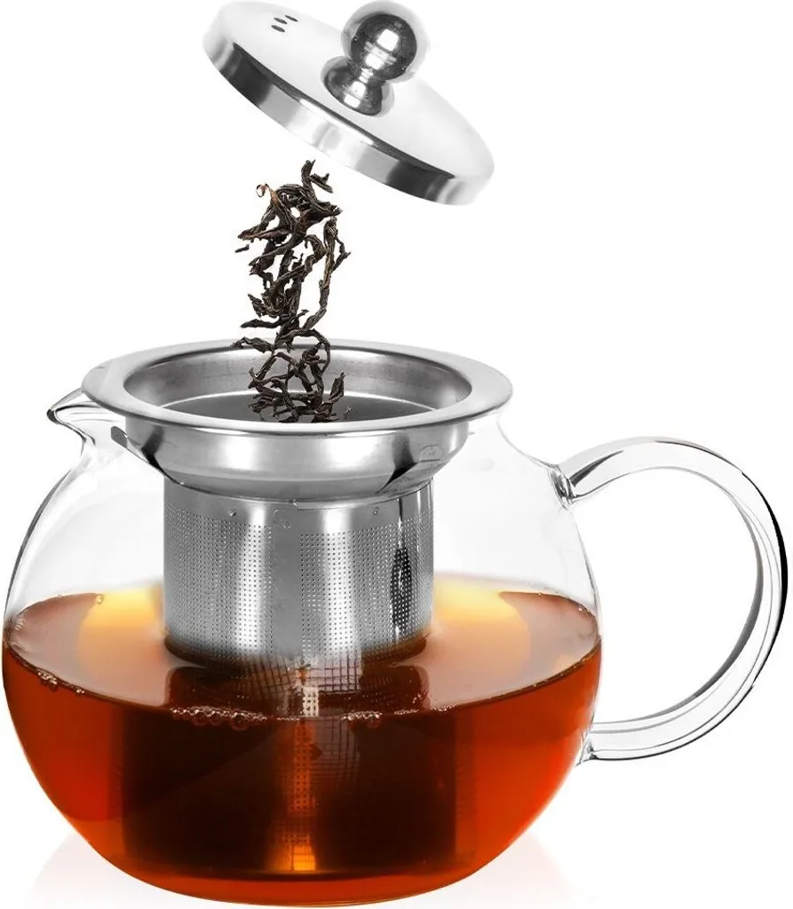 Teiera Orion in Vetro Borosilicato 0,8L con Infusore Inox | Shop Online