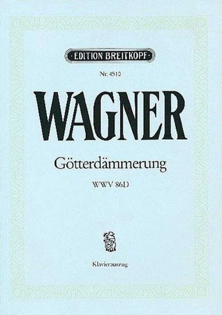 Götterdämmerung, WWV 86, partitura per pianoforte Immagine del prodotto 
