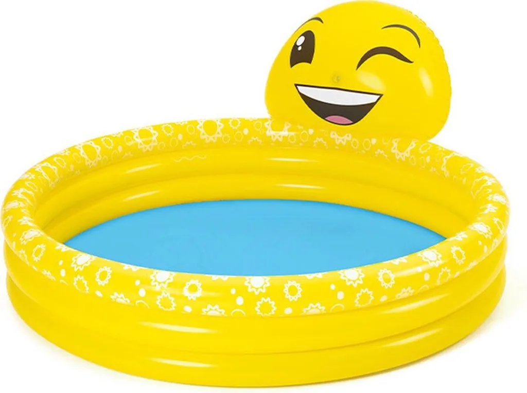 Bestway Piscine Gonflable Enfant Jet Sourire 165x144x69 cm Réf 53081