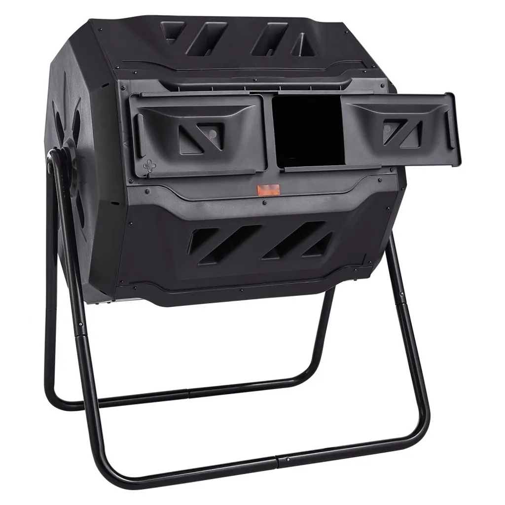Composteur Rotatif Double Compartiment 162L - Structure Renforcée - 9