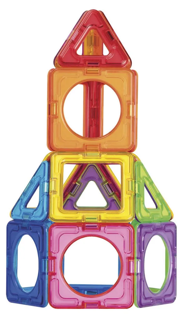 Magformers Basic Set Plus 26 pcs : Construisez en 3D avec aimants rotatifs