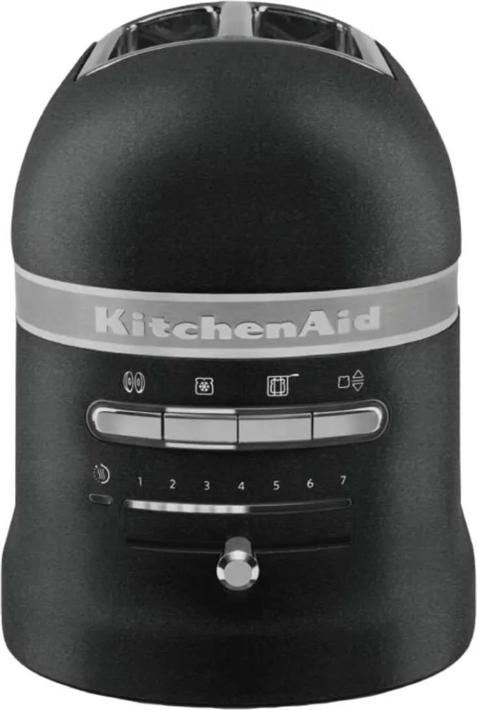 Grille-pain automatique 2 fentes KitchenAid 5KMT2204 noir grené
