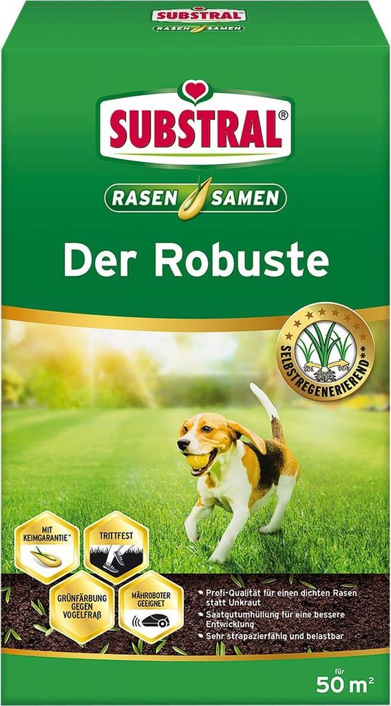 Substral Rasensamen Der Robuste, 1 kg für 50 m², 86101 Produktbild 