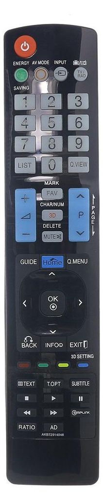 Ersatz TV Fernbedienung für LG 60PZ750 Fernseher