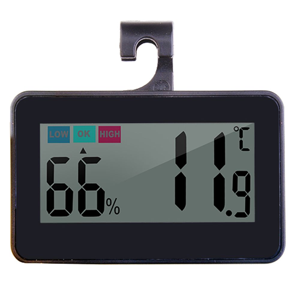4 LCD Digital Raumthermometer Mit Luftfeuchtigkeitsmesser Hygrometer Temperatur 