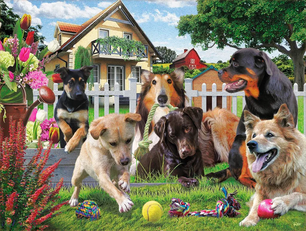 Puzzle 500 pièces XXL SunsOut facile à manipuler pour vue fatiguée
