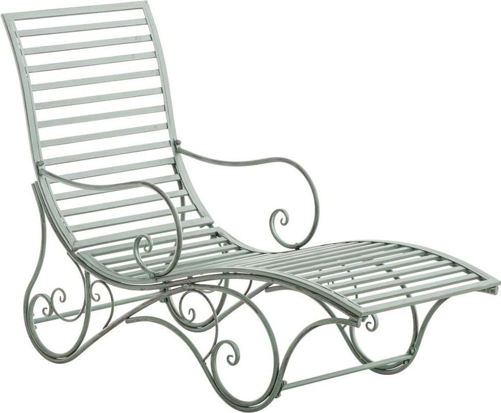 Antikes Garten-Leuchtbett – klassisches Design – robuster Eisenrahmen für Nachhaltigkeit | Färg: antikvitetsgrön