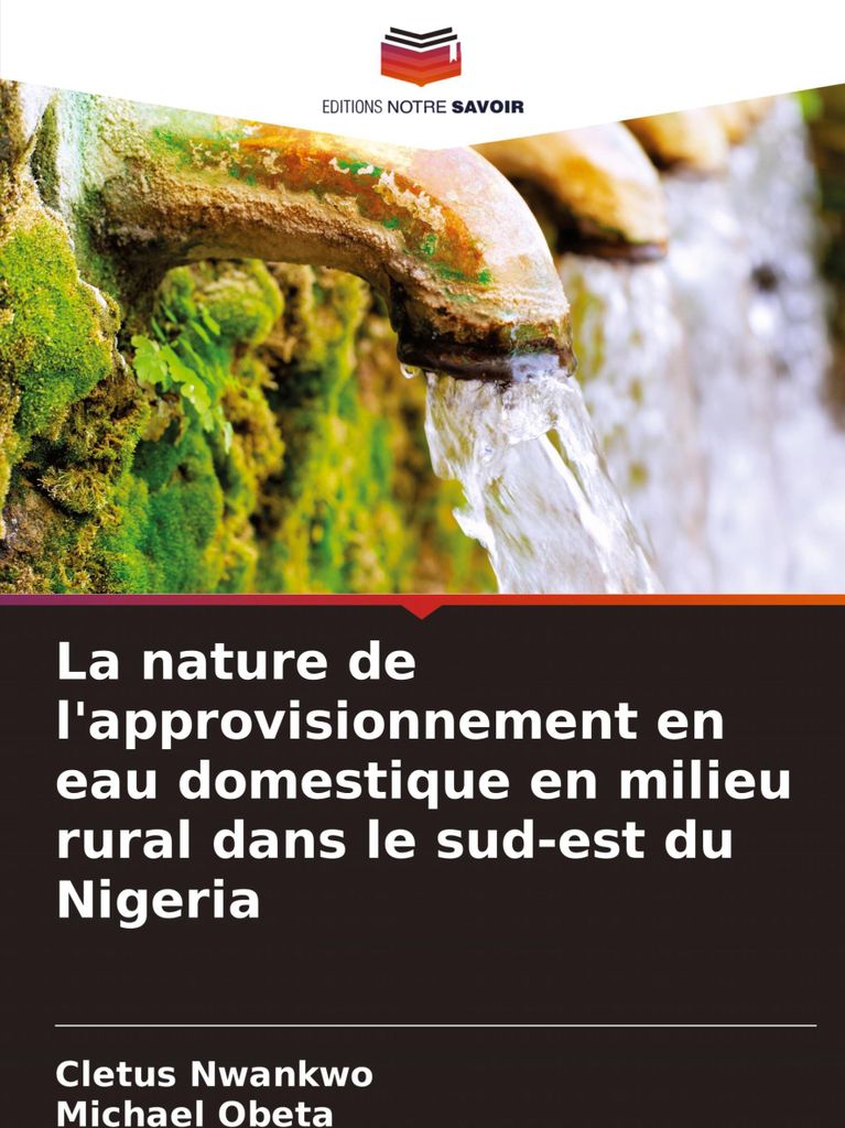 La nature de l'approvisionnement en eau domestique en milieu rural dans le sud-est du Nigeria