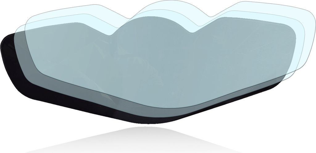 Tachoschutzfolie Displayschutzfolie passend für Kymco xCiting vs 400i 2x Ultra Clear