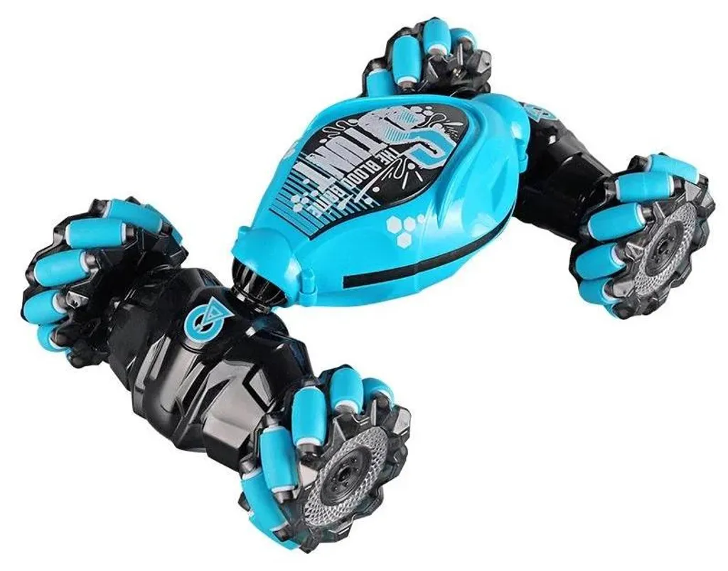 Voiture de drift à détection gestuelle 4x4 - Rotation 360° et Musique Bleue