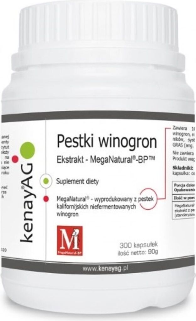 Nahrungsergänzungsmittel Kenay Traubenkernextrakt (300 Kapseln) 3168