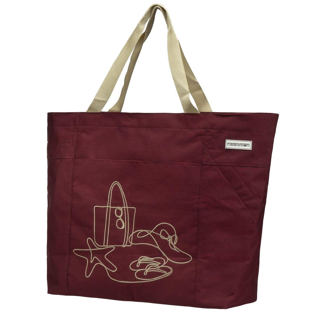 anndora XXL Shopper Schultertasche Strandtasche Polyester Produktbild 