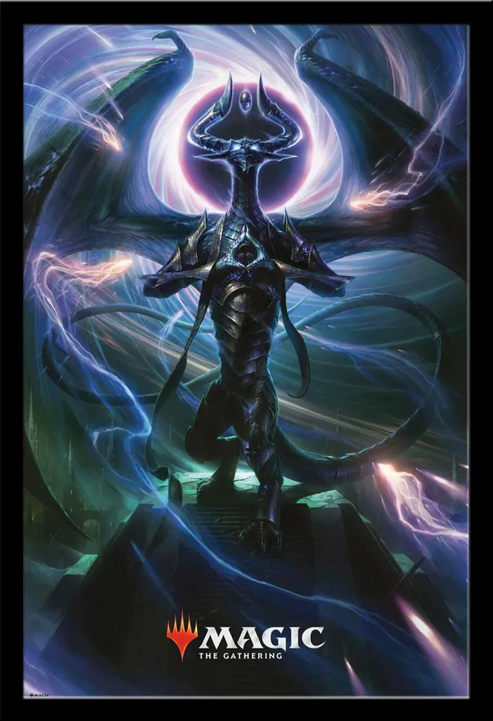 Décoration Gaming Magic The Gathering affiche encadrée cadre MDF 61x91