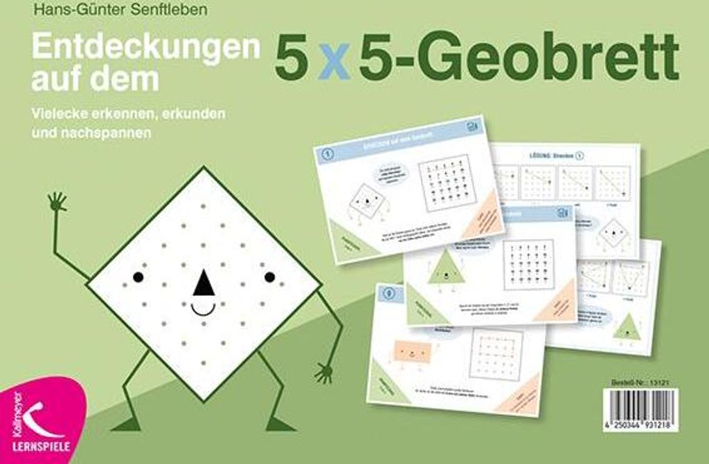 Kartei: Entdeckungen auf dem 5x5-Geobrett