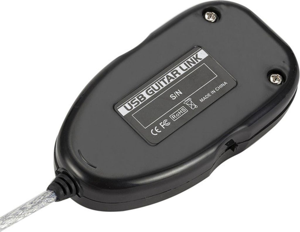 Gitarre auf USB-Schnittstelle, Link-Kabel, Adapter, Audio-Anschluss, Recorder für PC/Computer