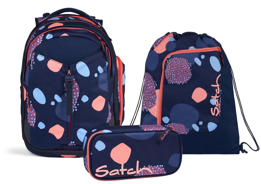 Satch Schulrucksack-Set MATCH Coral Reef, Mäppchen + Produktbild 