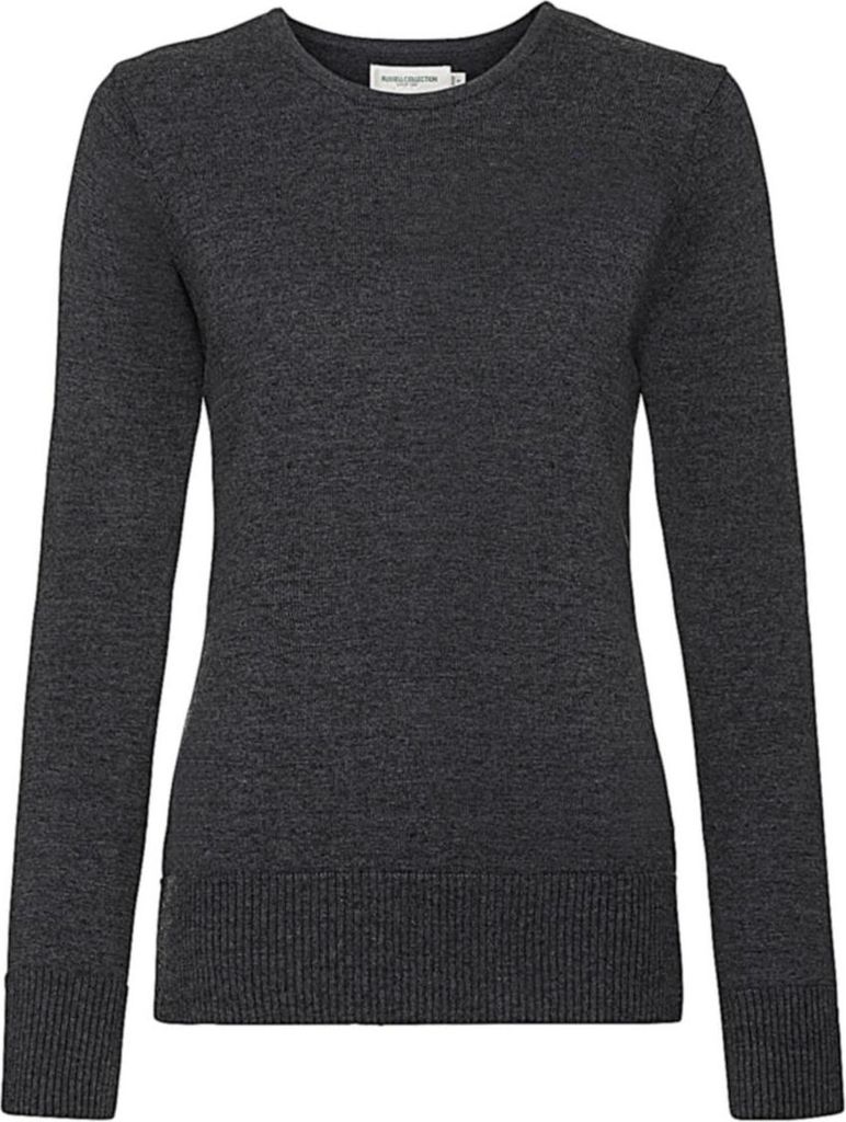 Russell Collection Ladies' Crew Neck Knitted Pullover