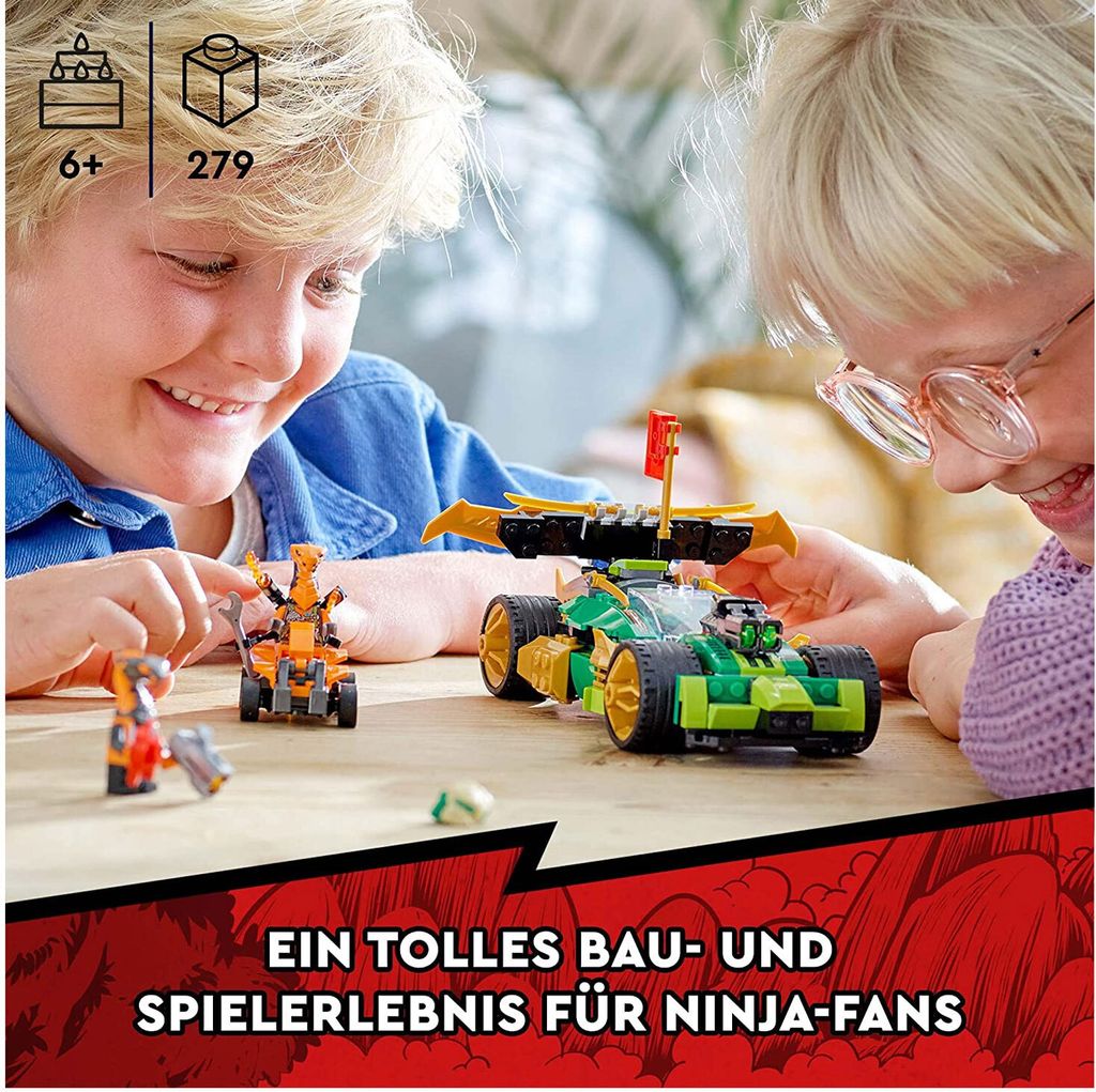 LEGO 71763 LEGO Ninjago 71763 Lloyds Rennwagen EVO Imagen del producto 