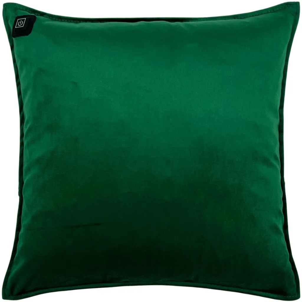 Warmpi® Cuscino Riscaldante Luxury Velluto Verde 10.000mAh Wireless