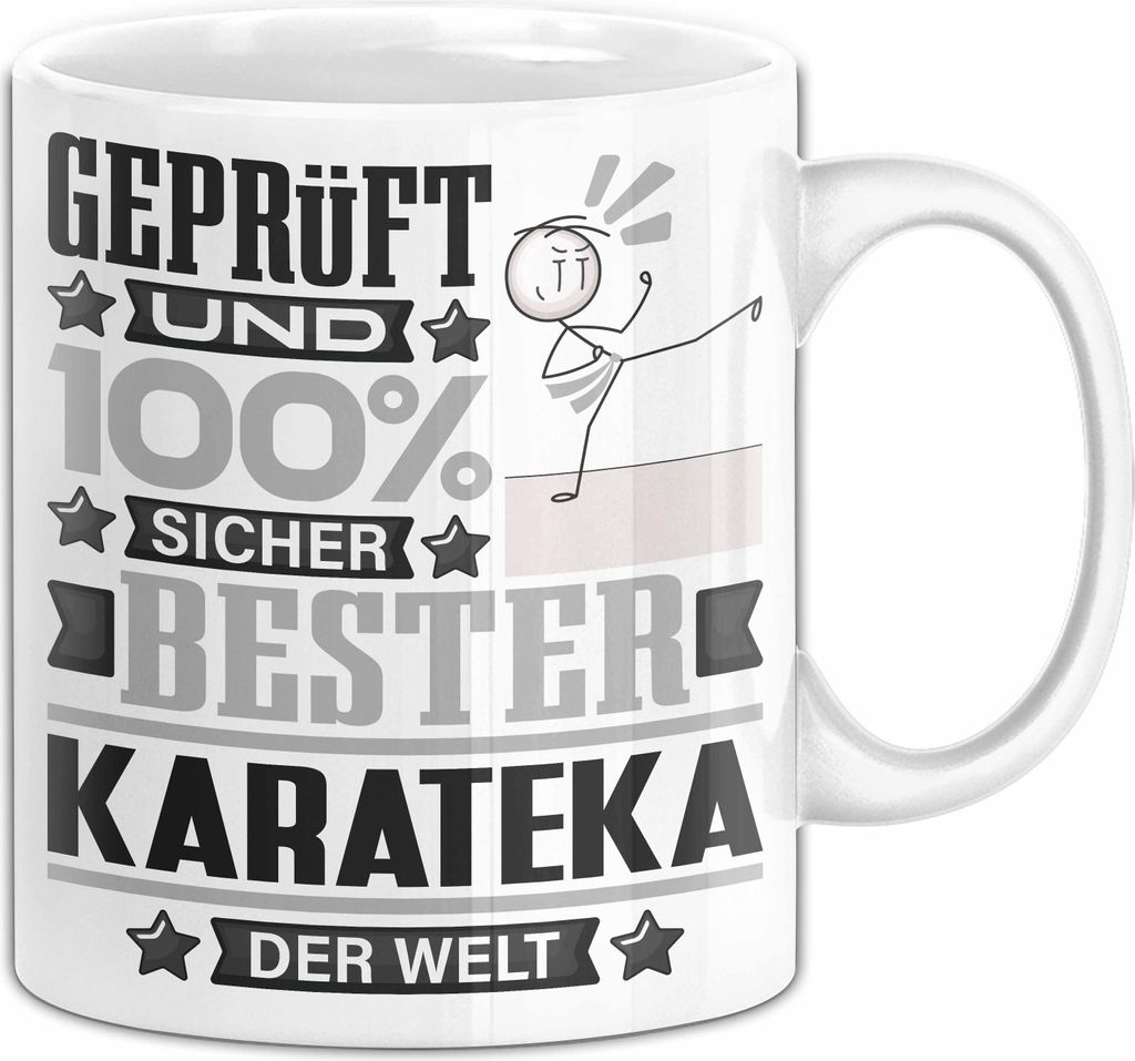 Karateka Geschenk Lustiger Spruch für Karateka Geschenkidee Bester Karateka Der Welt (Weiß)
