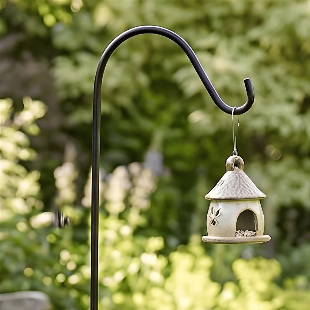 Schäferstock mit Haken, 135cm hoch, Laternenhalter aus Produktbild 