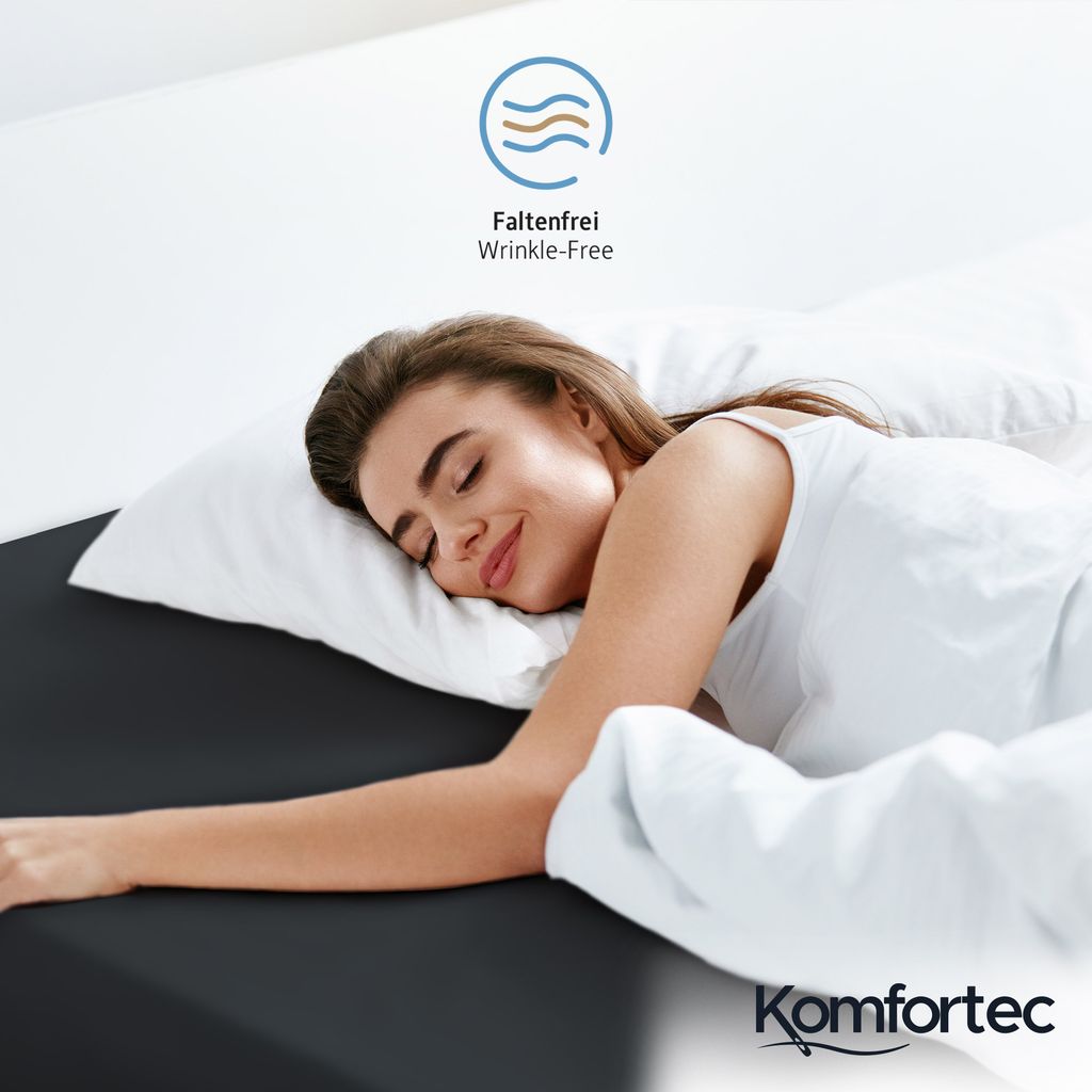 Komfortec Spannbettlaken 140x200 cm, Bettlaken Produktbild 2